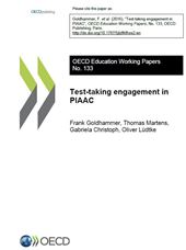 PIAAC WKP 133: Test-taking engagement in PIAAC (cover page)